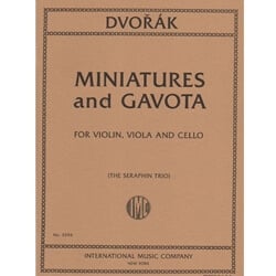 Miniatures and Gavota - Violin, Viola and Cello