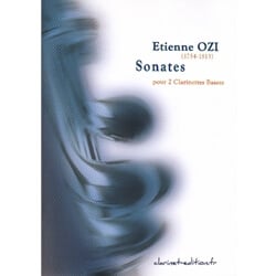 6 Sonates (Sonatas), Volume 1 (Nos. 1 and 3) - Bass Clarinet Duet