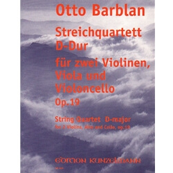 String Quartet in D major, Op. 19 (Parts)