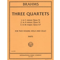 3 Quartets, Opp. 51 and 67 - String Quartet (Parts)