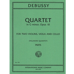 Quartet in G minor, Op.10 - String Quartet (Set of Parts)