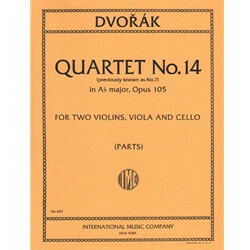 Quartet No. 14 in A-flat major, Op 105 - String Quartet (Set of Parts)
