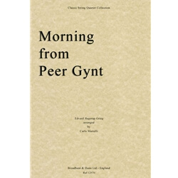 Morning from Peer Gynt - String Quartet (Set of Parts)
