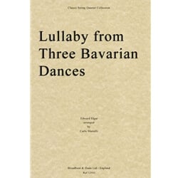 Lullaby from Three Bavarian Dances - String Quartet (Set of Parts)
