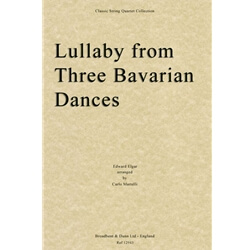 Lullaby from Three Bavarian Dances - String Quartet (Score)