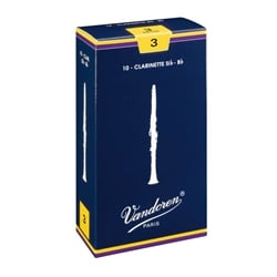 Vandoren Traditional Bb Clarinet Reeds - 10 Count Box