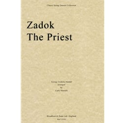 Zadok the Priest  - String Quartet (Score)