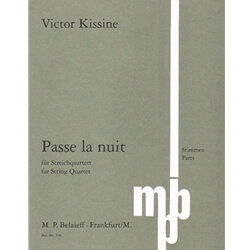 Passe la nuit - String Quartet (Set of Parts)