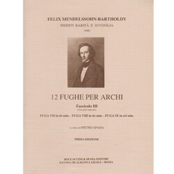 12 Fughe per Archi, Volume 3 (Nos. 7-9) - String Quartet
