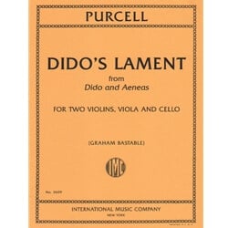 Dido's Lament from Dido and Aeneas - String Quartet