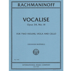 Vocalise, Op. 34 No. 14 - String Quartet