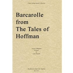 Barcarolle from Tales of Hoffman - String Quartet (Score)