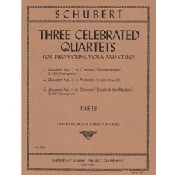 3 Celebrated Quartets - String Quartet