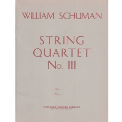 String Quartet No. 3 - Score and Parts