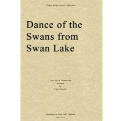 Dance of the Swans from "Swan Lake" - String Quartet (Score)