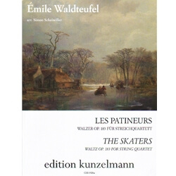 Skaters Waltz (Les Patineurs Walzer), Op. 183 - String Quartet (Parts)