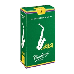 Vandoren JAVA Alto Saxophone Reeds - 10 Count Box