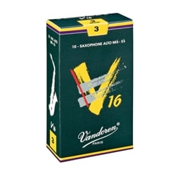 Vandoren V16 Alto Saxophone Reeds - 10 Count Box