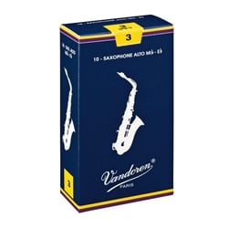 Vandoren Traditional Alto Saxophone Reeds - 10 Count Box