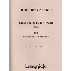 Concerto in D Minor, Op. 5 - Piano