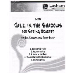 Jazz in the Shadows - String Quartet (Score)