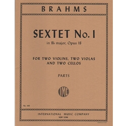 Sextet No. 1 in B-flat major, Op. 18 - String Sextet (Set of Parts)