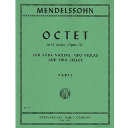 Octet in E-flat major, Op 20 - String Octet (Set of Parts)