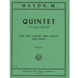 Quintet in C major, Op. 88 - String Quintet (Set of Parts)