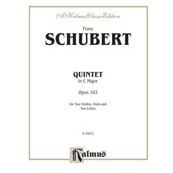 Quintet in C major, Op. 163 - String Quintet (Set of Parts)
