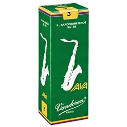 Vandoren JAVA Tenor Saxophone Reeds - 5 Count Box