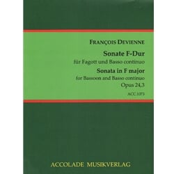 Sonata in F Major, Op. 24, No. 3 - Bassoon and Piano