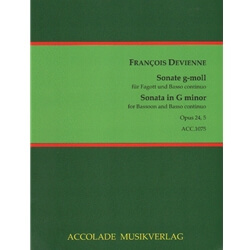 Sonata in G Minor, Op. 24, No. 5 - Bassoon and Piano