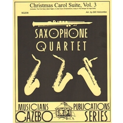 Christmas Carol Suite, Vol. 3 - Sax Quartet SATB/AATB