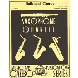 Hallelujah Chorus - Sax Quartet SATB/AATB