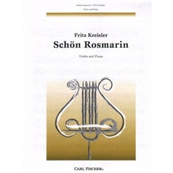 Schon Rosmarin - Violin and Piano