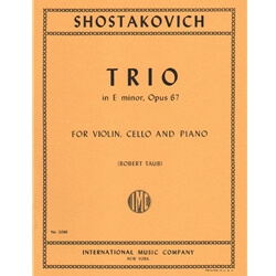 Trio in E minor, Op. 67 - Violin, Cello and Piano