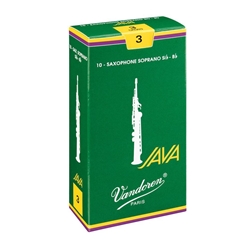 Vandoren JAVA Soprano Saxophone Reeds - 10 Count Box