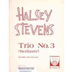 Trio No. 3, "Redlands" - Violin, Cello and Piano