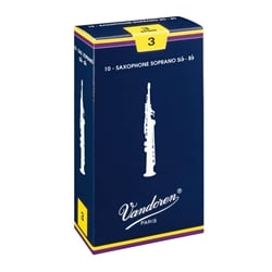 Vandoren Traditional Soprano Saxophone Reeds - 10 Count Box