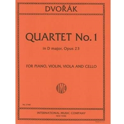 Quartet No.1 in D major, Op.23 - Piano, Violin, Viola and Cello
