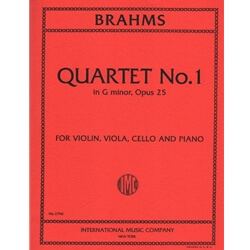 Quartet No. 1 in G minor, Op. 25 - Violin, Viola, Cello and Piano