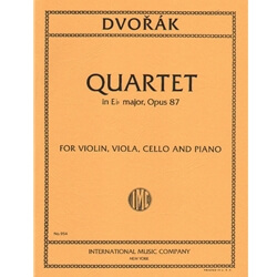 Quartet in E-flat major, Op 87 - Violin, Viola, Cello and Piano