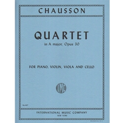 Quartet in A major, Op 30 - Piano, Violin, Viola and Cello
