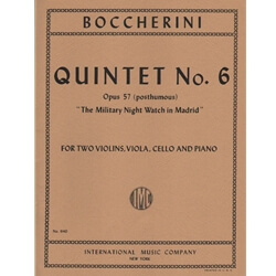 Quintet No. 6, Op. 57 - Two Violins, Viola, Cello and Piano