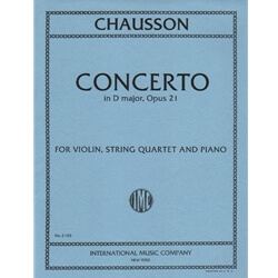 Concerto in D, Op. 21 - Violin, String Quartet and Piano