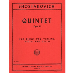Quintet in G minor, Op. 57 - Piano, Two Violins, Viola and Cello