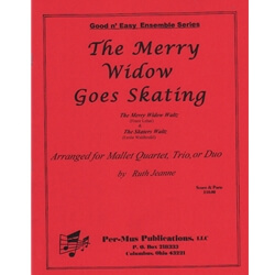 Merry Widow Goes Skating - Mallet Quartet (or Trio or Duet)
