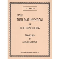 15 3-Part Inventions - Horn Trio