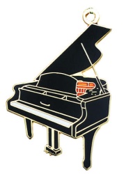 Keychain Piano Black