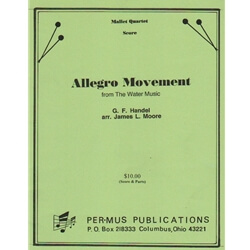 Allegro from Water Music - Mallet Quartet
